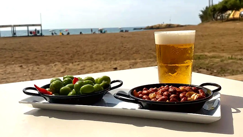 Aperitivo en terraza