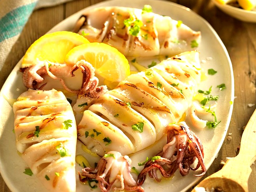 Calamares a la plancha