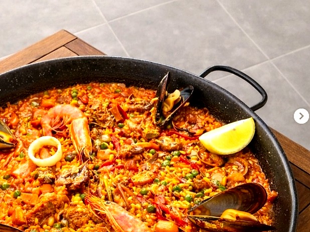Paella de marisco